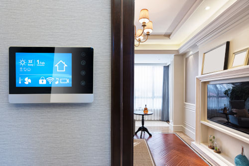 smart home with smart screen